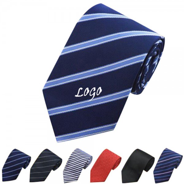 Men's Solid Polyester Neck Tie