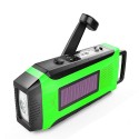 Survival Solar Hand Crank Flashlight NOAA Radio