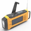 Survival Solar Hand Crank Flashlight NOAA Radio