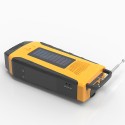 Survival Solar Hand Crank Flashlight NOAA Radio