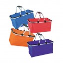 Insulated Foldable Or Collapsible Picnic Basket Or Cooler Bag