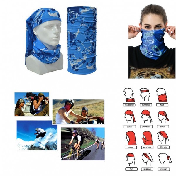 Full Color Multifunctional Seamless Bandanas / Neck Gaiter