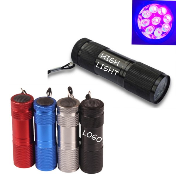 9-UV-Bulb Mini Flashlight