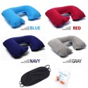 Travel Pillow with Eye Mask and Earplugs