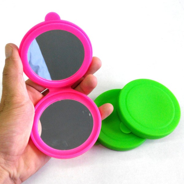 Silicone Folding Cosmetic Mirror