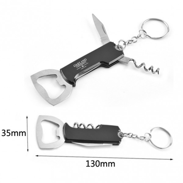 3 in 1 Bottle Opener Keychain