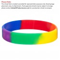 1/2" Segmented Rainbow Bracelet