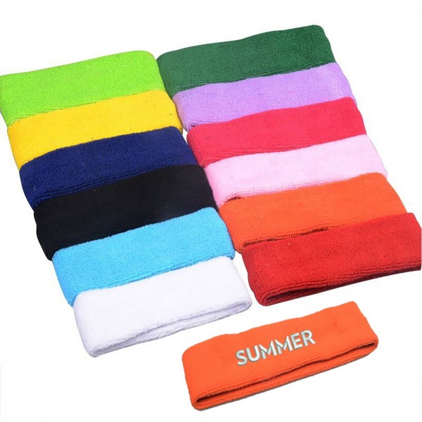 Sports Sweatband with Direct Embroidery