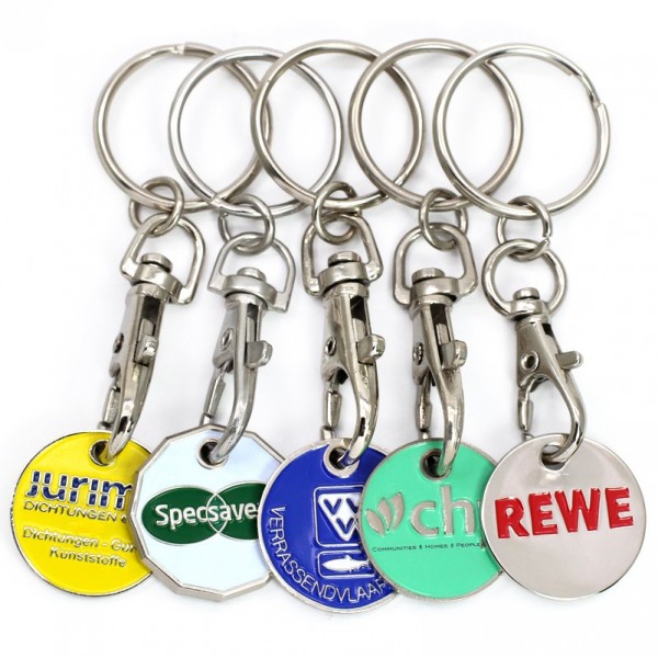 Trolley Coin Keychain