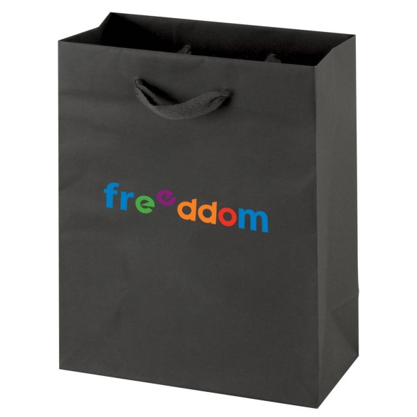 White Cardboard Paper Bag With Handle