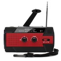 Hand Crank Solar Torch Radio