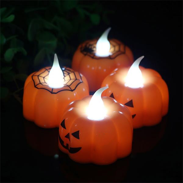 Pumpkin Flameless Candles