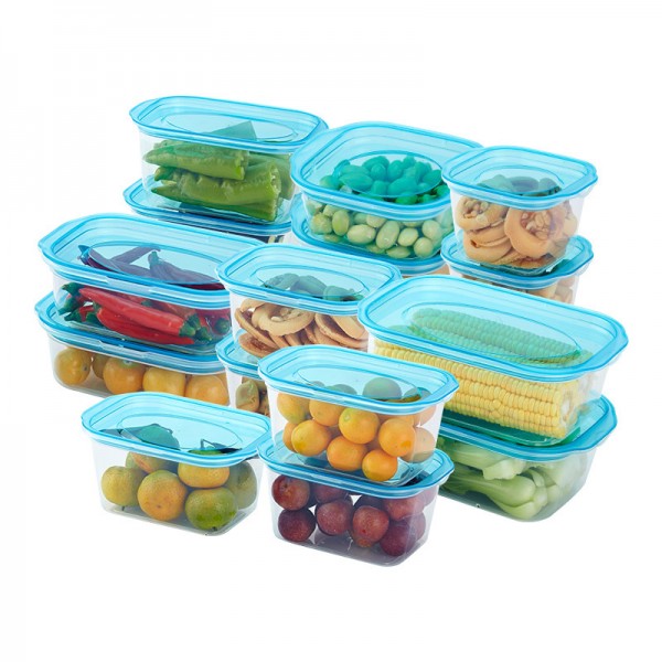 15 Pieces Plastic Food Storage Container