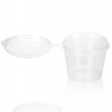 Disposable Plastic Portion Cups with Lids