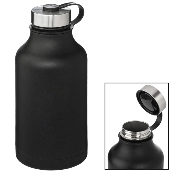 64 oz. Double Walled Vacuum Insulated Growler Bottle