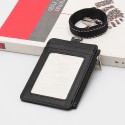 ID Badge Card Holder Wallet with Neck Lanyard Strap