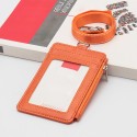 ID Badge Card Holder Wallet with Neck Lanyard Strap