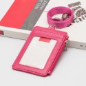 ID Badge Card Holder Wallet with Neck Lanyard Strap