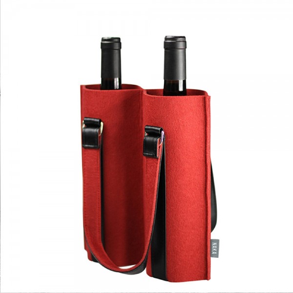 Felt Cloth Wine Bottle Tote Bag