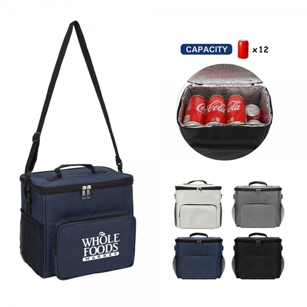 Insulated Cooler Lunch Bag with Removable Shoulder Strap