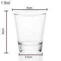 1.5 Oz Shot Glasses With Heavy Base