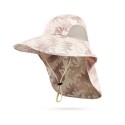 Wide Brim Fishing Sun Hat With Neck Flap