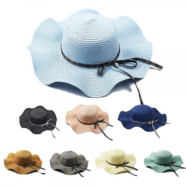 Women Straw Summer Wide Brim Sun Hat