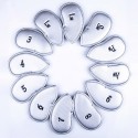 12 pcs PU Leather Blade Putter Head Cover