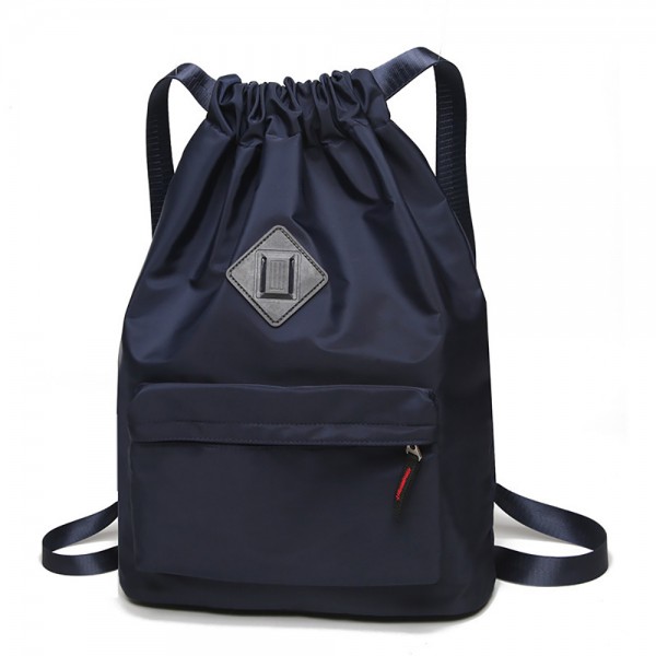 Nylon School Drawstring Shoulders Bag