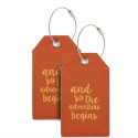 PU Luggage Bag ID Tag Holders