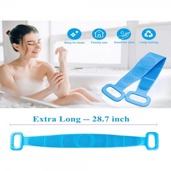 Massage Back Artifact Silicone Pull Back Strip Bath Towel