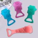 Massage Back Artifact Silicone Pull Back Strip Bath Towel