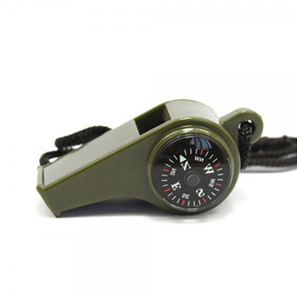 3 in 1 Compass Thermometer Whistle