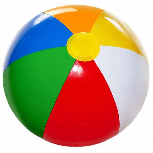 9" Classic Rainbow Beach Ball