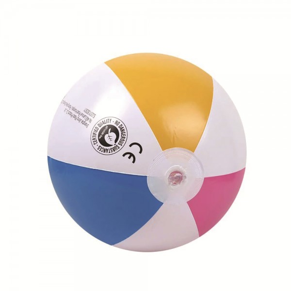 16" Inflatable Rainbow Beach Ball