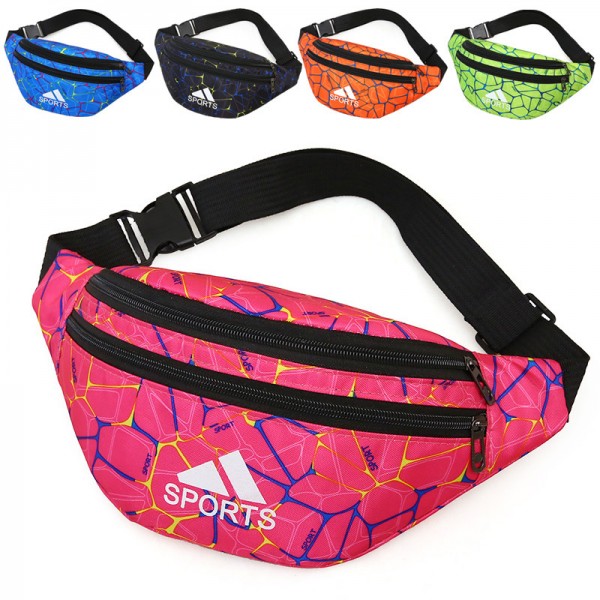 Fitness Fanny Pack Zippered Waist Bag