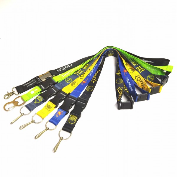 Buckle Release Woven Lanyard