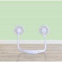 Dual Breeze Hands-Free Neck Fan with Mood Light