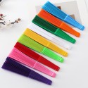 Portable Fabric Folding Fan Summer Plastic Handheld Fans