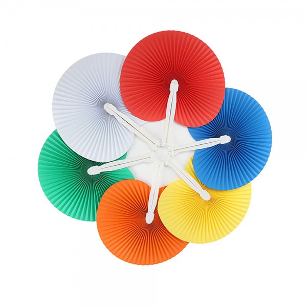 Round Folding Paper Fan