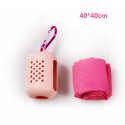 Portable Quick Dry Towel with Silicone Case