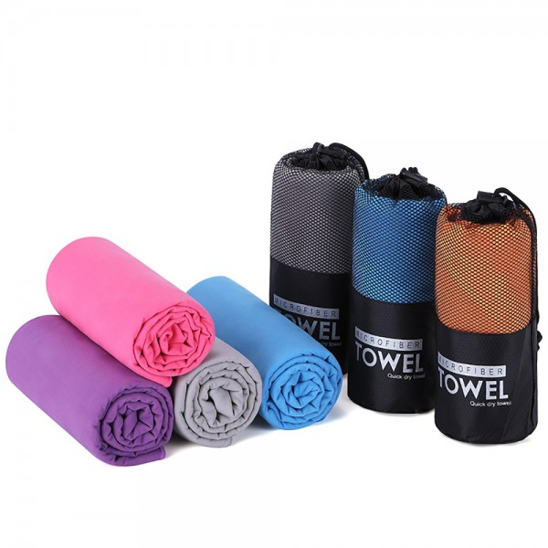 Microfiber Cooling Towel in Mesh Pouch