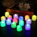 Multi Color LED Tea light Candles