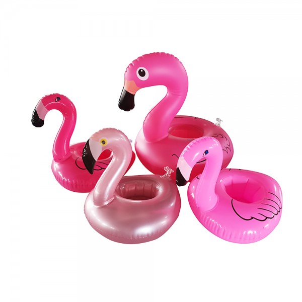 Inflatable Floating Flamingo Cup Holder