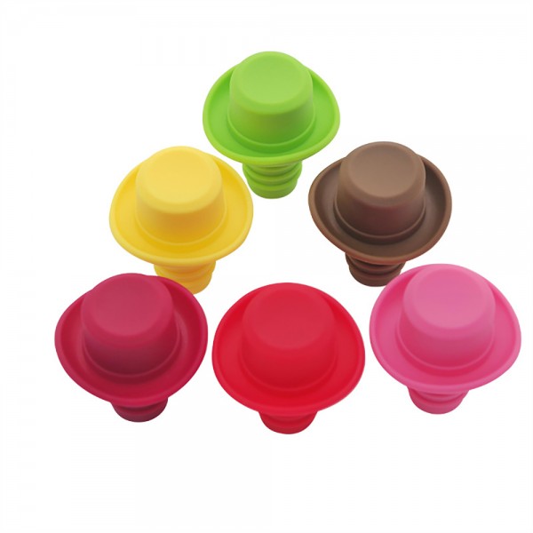 Silicone Bottle Caps Hats Stopper Cover Plug Drink Saver