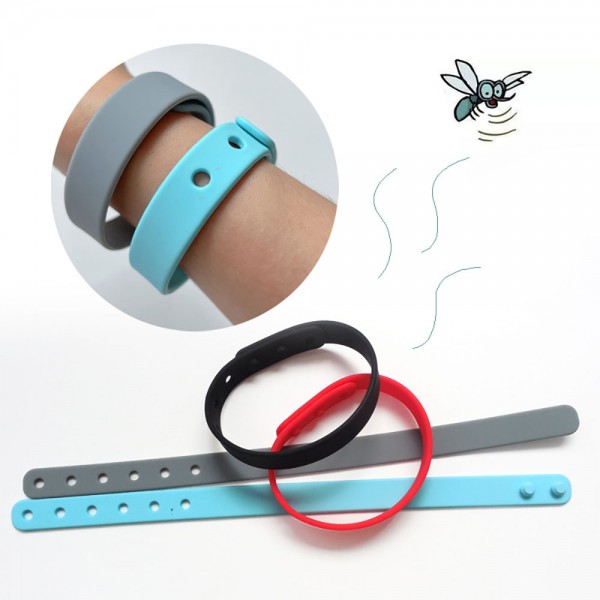 Mosquito-Repellent Silicone Wristbands