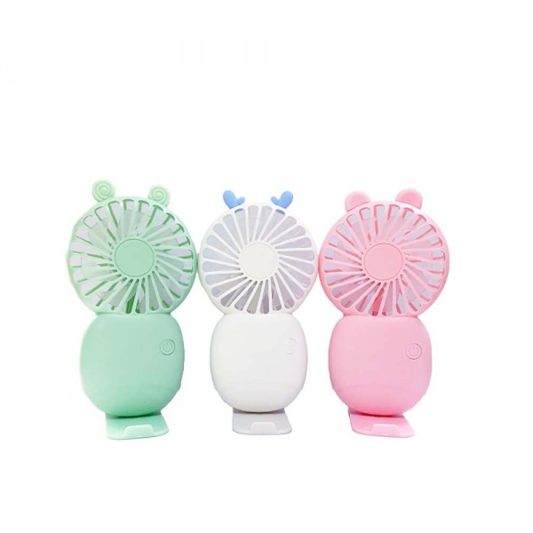 Rechargeable Handheld Fan w/Phone Stand