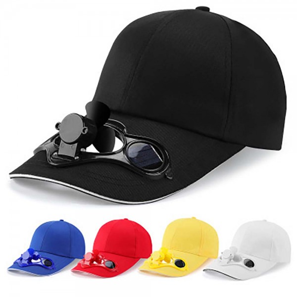 Solar Power Fan Cap