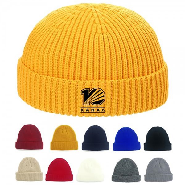 Men Cable Beanie Knitted Hat