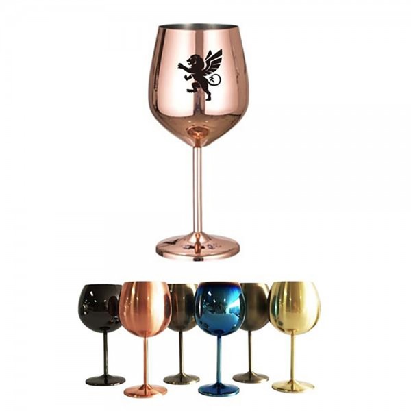 18 Oz Stainless Steel Champagne Wine Glass